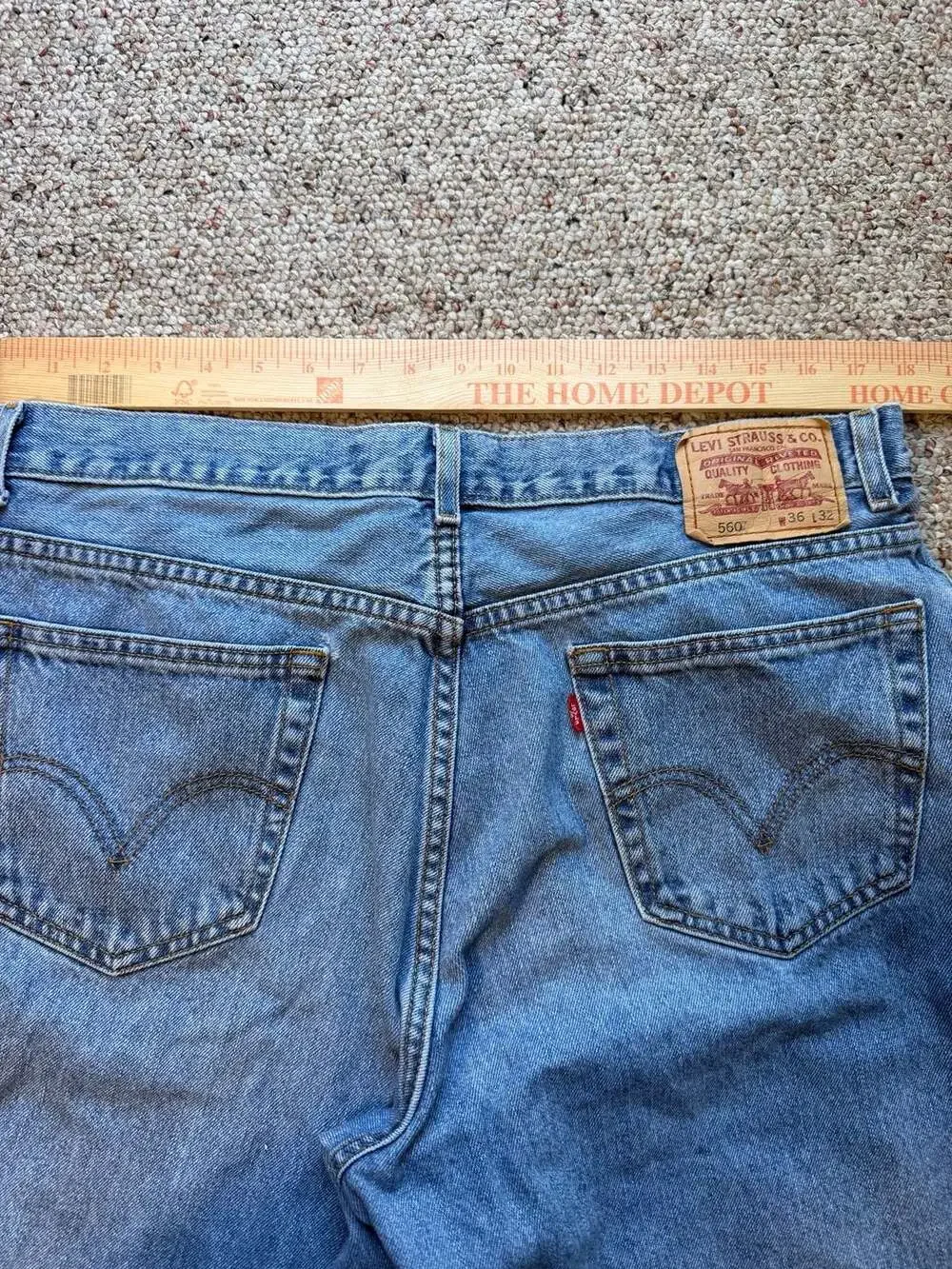 Levi's 560 Comfort Fit Loose Tapered‎ Leg Jeans W36 L32